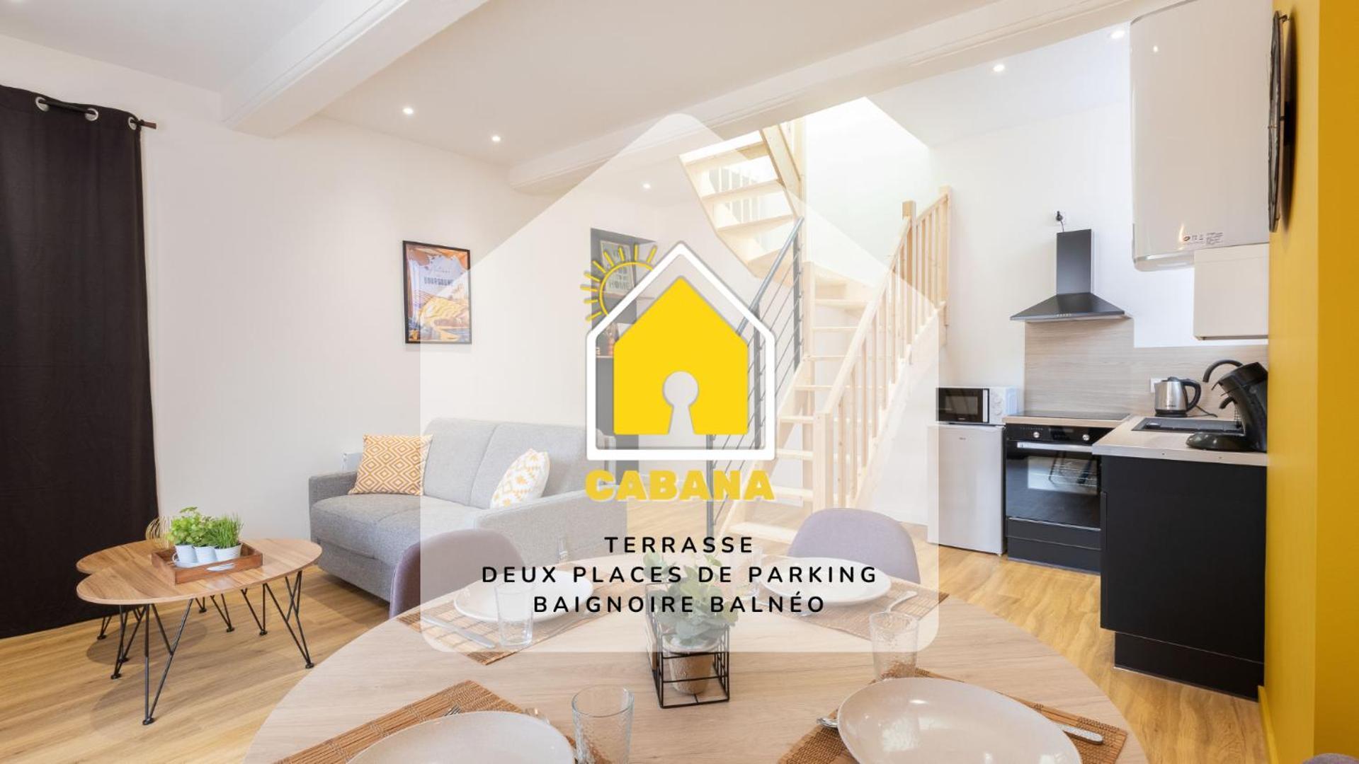 Appartement Cabana & L'escapade Sud Maconnaise - Terrasse & Parking Mâcon